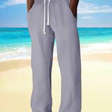 LOOSE DRAWSTRING TROUSERS FOR MEN