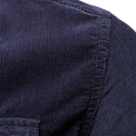 Regular Fit Cotton Corduroy Shirt with Pockets