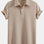 Geometric Jacquard Polo & Geometric Jacquard Shorts Set