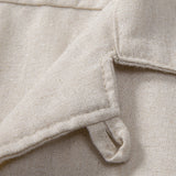 Linen Cuban Shirt with Pockets & Linen Drawstring Shorts Set
