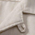 Linen Cuban Shirt with Pockets & Straight Leg Linen Pants Set