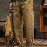 Vintage-Inspired Casual Utility Pants