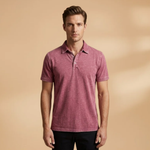 Polo Shirt with Classic Collar and Relaxed Fit