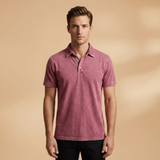 Polo Shirt with Classic Collar and Relaxed Fit