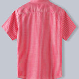 Cotton Striped Button Up Shirt