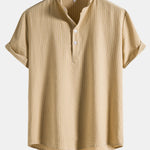 Striped Henley Shirts