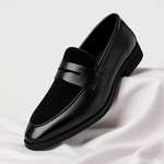 SUEDE PANEL LOAFERS FOR MEN