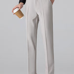 Twist Jacquard V Neck Polo & Slim Fit Tapered Trousers Set