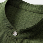 Short Sleeve Stand Collar Shirt