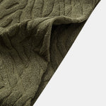 Animal Texture Terry Cuban Shirt & Shorts Set