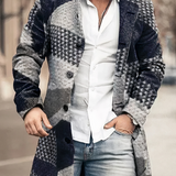 BUTTON TRENCH COAT FOR MEN