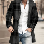 BUTTON TRENCH COAT FOR MEN