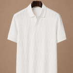 Men's Luxury Knit Polo Shirt – Soft Textured Summer | Areleon