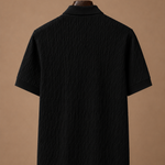 Men's Luxury Knit Polo Shirt – Soft Textured Summer | Areleon