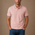Men's Classic Tipped Polo Shirt – Smart Casual Cotton | Areleon