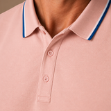Men's Classic Tipped Polo Shirt – Smart Casual Cotton | Areleon