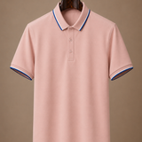 Men's Classic Tipped Polo Shirt – Smart Casual Cotton | Areleon