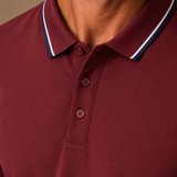 Men's Classic Tipped Polo Shirt – Smart Casual Cotton | Areleon