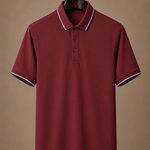 Men's Classic Tipped Polo Shirt – Smart Casual Cotton | Areleon