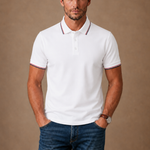 Men's Classic Tipped Polo Shirt – Smart Casual Cotton | Areleon