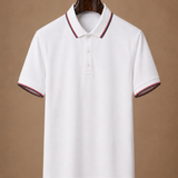Men's Classic Tipped Polo Shirt – Smart Casual Cotton | Areleon
