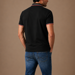 Men's Classic Tipped Polo Shirt – Smart Casual Cotton | Areleon