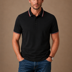 Men's Classic Tipped Polo Shirt – Smart Casual Cotton | Areleon