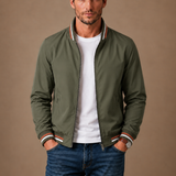Men's Lightweight Bomber Jacket – Casual Zip-Up Summer | Areleon