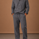 Men's Linen Cotton Set – Shirt & Trousers Smart Casual | Areleon
