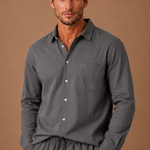 Men's Linen Cotton Set – Shirt & Trousers Smart Casual | Areleon