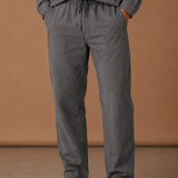 Men's Linen Cotton Set – Shirt & Trousers Smart Casual | Areleon