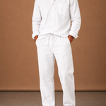 Men's Linen Cotton Set – Shirt & Trousers Smart Casual | Areleon