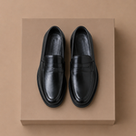 Men's Leather Penny Loafers – Smart Casual Classic | Areleon