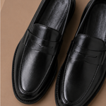 Men's Leather Penny Loafers – Smart Casual Classic | Areleon