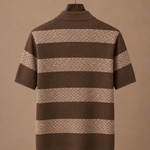 Men's Striped Polo Shirt – Premium Smart Casual Fit | Areleon