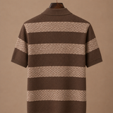 Men's Striped Polo Shirt – Premium Smart Casual Fit | Areleon