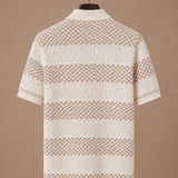 Men's Striped Polo Shirt – Premium Smart Casual Fit | Areleon