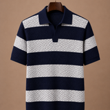 Men's Striped Polo Shirt – Premium Smart Casual Fit | Areleon