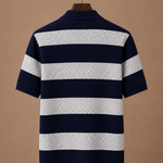 Men's Striped Polo Shirt – Premium Smart Casual Fit | Areleon