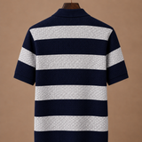 Men's Striped Polo Shirt – Premium Smart Casual Fit | Areleon