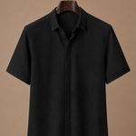 Men's Short Sleeve Linen Cotton Shirt – Smart Casual | Areleon