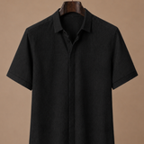 Men's Short Sleeve Linen Cotton Shirt – Smart Casual | Areleon