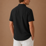Men's Short Sleeve Linen Cotton Shirt – Smart Casual | Areleon