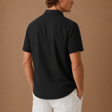 Men's Short Sleeve Linen Cotton Shirt – Smart Casual | Areleon