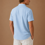 Men's Short Sleeve Linen Cotton Shirt – Smart Casual | Areleon