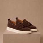 Men's Tassel Loafer Sneakers – Suede Casual Slip-On | Areleon