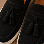 Men's Tassel Loafer Sneakers – Suede Casual Slip-On | Areleon