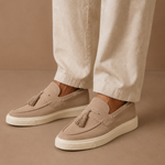 Men's Tassel Loafer Sneakers – Suede Casual Slip-On | Areleon