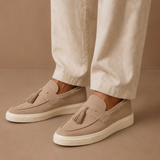 Men's Tassel Loafer Sneakers – Suede Casual Slip-On | Areleon
