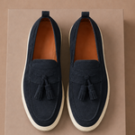 Men's Tassel Loafer Sneakers – Suede Casual Slip-On | Areleon